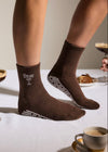 PRE-ORDER Espresso Martini Crewe Grip Sock