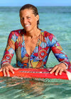 Serena Eco-friendly surfsuit - Floral