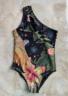  PARADISO One Shoulder 'cut out' one piece swimsuit