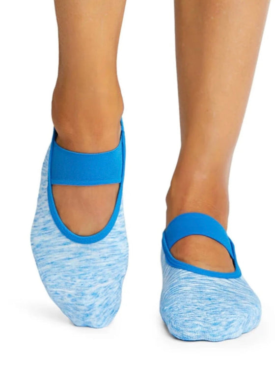 Ocean Melange Lola Grip Socks