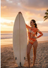 Serena Sunkissed Flame Surfsuit