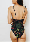PRE - ORDER - Moonlight Tropics Ruffle Full Swimsuit