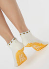Pointe Studio Icon Cuff BEE Grip Socks