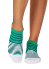 Tavi Savvy Spring Green Stripe Grip Sock