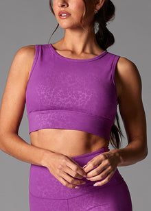  Violet Floral Agility Bra