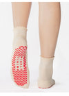 Pointe Studio Ivory Love Ankle Grip Socks