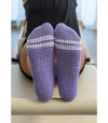 Cheeky Winx Ankle Grip Socks in Purple, Pink, Navy, Green & Black with White Stripes and White with Pink Stripes