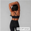 Tavi Active Ebony Criss Cross back adjustable bra top
