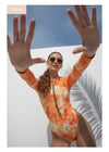 Serena Sunkissed Flame Surfsuit
