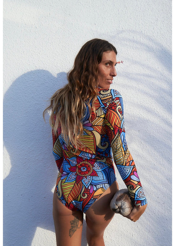 Serena Eco-friendly surfsuit - Floral