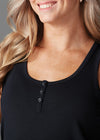 Ebony Classic Henley Tank