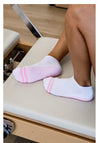 Cheeky Winx Ankle Grip Socks in Purple, Pink, Navy, Green & Black with White Stripes and White with Pink Stripes
