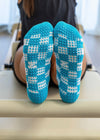Cheeky Winx Blue Checker Grip Socks