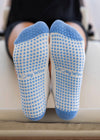 Cheeky Winx Ankle Cream and Blue Grip Socks