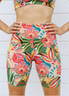 PRE-ORDER - Island Bloom Parade 7' Midi Shorts