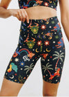 PRE-ORDER -7" Cosmic Tropics Midi Shorts