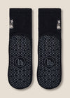 PRE-ORDER Pilates Pets Grey Cat on Black Grip Socks