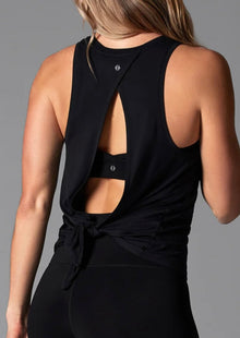  Ebony Tie Back Tank