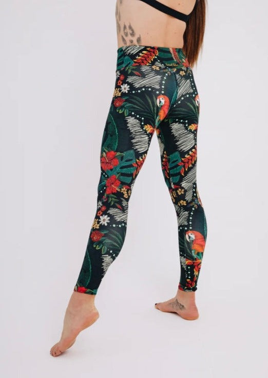 Papagaie Parrot full length leggings