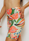 Island Bloom Parade 7" Midi Shorts