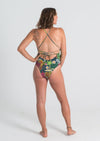 Jungle Fever Tie Back Swimsuit With Removable Padding