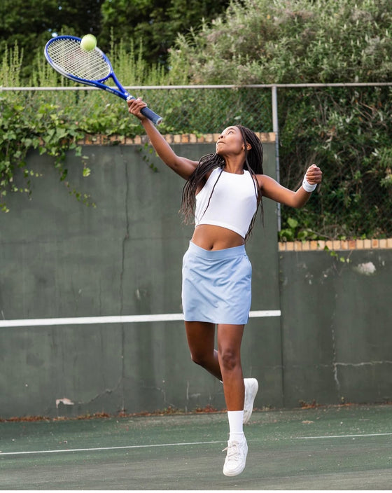 Grey Blue Skort