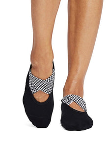  Houndstooth Penny Grip Socks