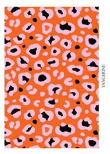  Trippy Tangerine Beach Towel