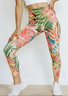 PRE-ORDER - Island Bloom Parade7/8th length leggings with pocket