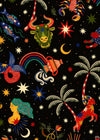 PRE-ORDER - Cosmic Tropics 7/8 High Waist Leggings with Pocket