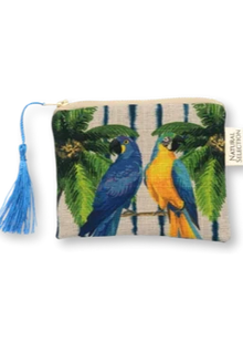  Sapphire Stream Parrots Coin Purse