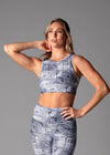 Navy Tropic Toile Agility Bra