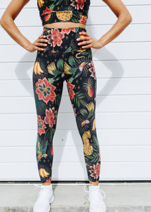  Tropical Vibes full length leggings