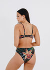 Bikini Tapisserie Tropicale taille haute