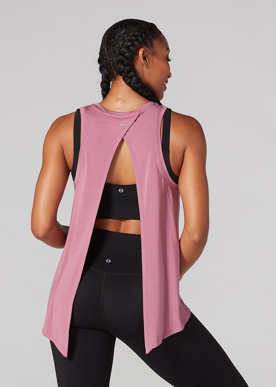 Berry Tie Back Tank